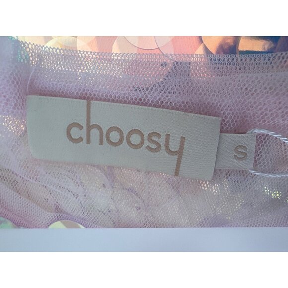 NWT Choosy Medium Sequin Short Sleeve Top - Picture 9 of 10